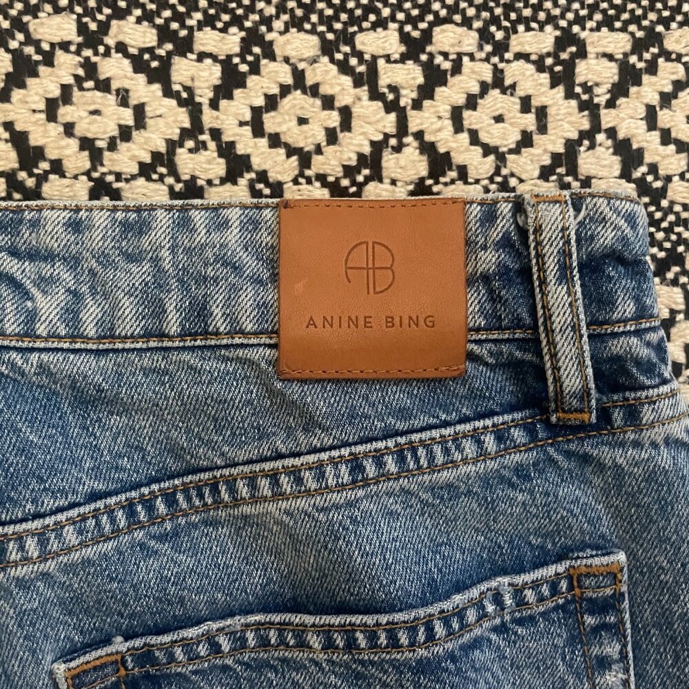 Anine Bing Betty High-Rise Relaxed Jeans – Size 28 - Picture 9 of 9